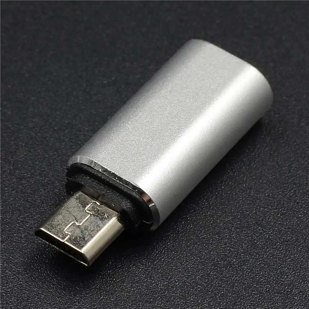 Металлический переходник Type C с разъемом Micro USB для адаптера C|Переходники и