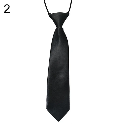 Галстук эластичный однотонный для мальчиков и девочек|tie neckties|elastic tieselastic necktie |