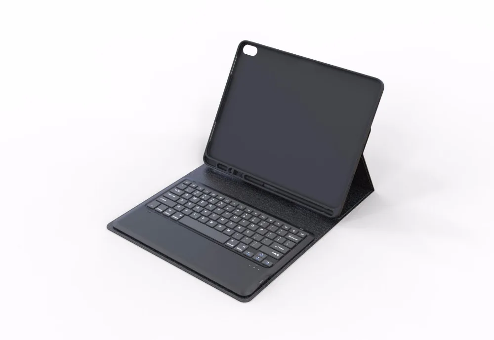 Тонкий беспроводной Bluetooth клавиатура кожаный чехол для Apple iPad Pro 12,9 12,9 Funda Coque с карандашом держа слот