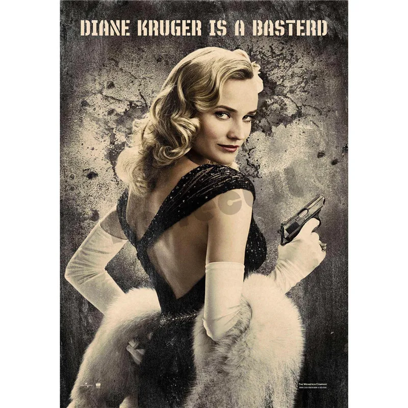 Inglourious Basterds украшение для дома Крафт Фильм плакат рисунок сердечник наклейки на
