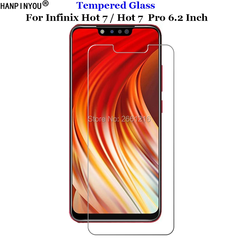 

Для Infinix Hot7 переднее жесткое закаленное стекло 9H 2.5D Премиум-защита экрана Защитная пленка защитная пленка Infinix Hot 7 Pro 6,2"