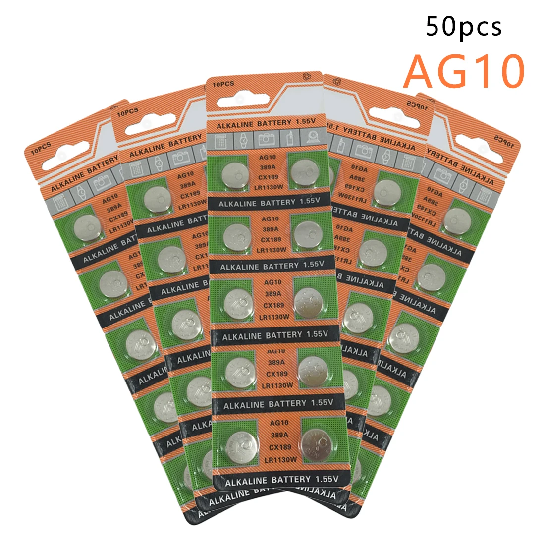 Centechia Pro 50 шт. батарея для часов 10 1 55 в AG10 LR54 LR1130 L1131 389 189 щелочные батареи кнопка