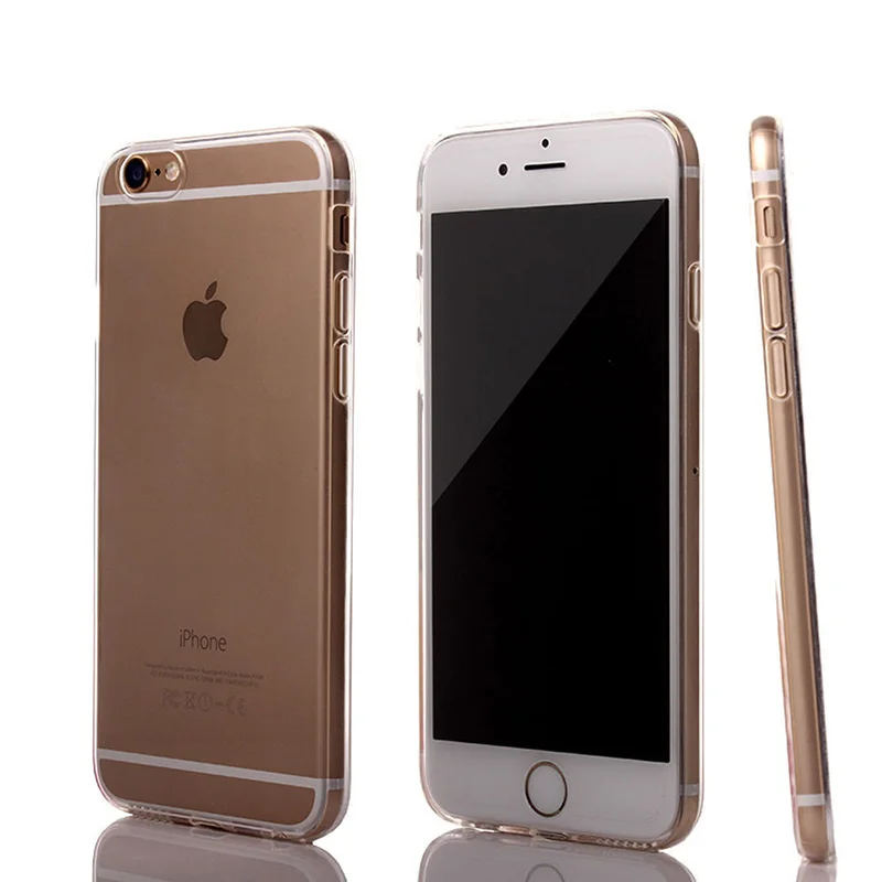 For Apple iPhone 6 6s Case Slim Crystal Clear TPU Silicone Protective Sleeve for plus / Plus Cover Cases |