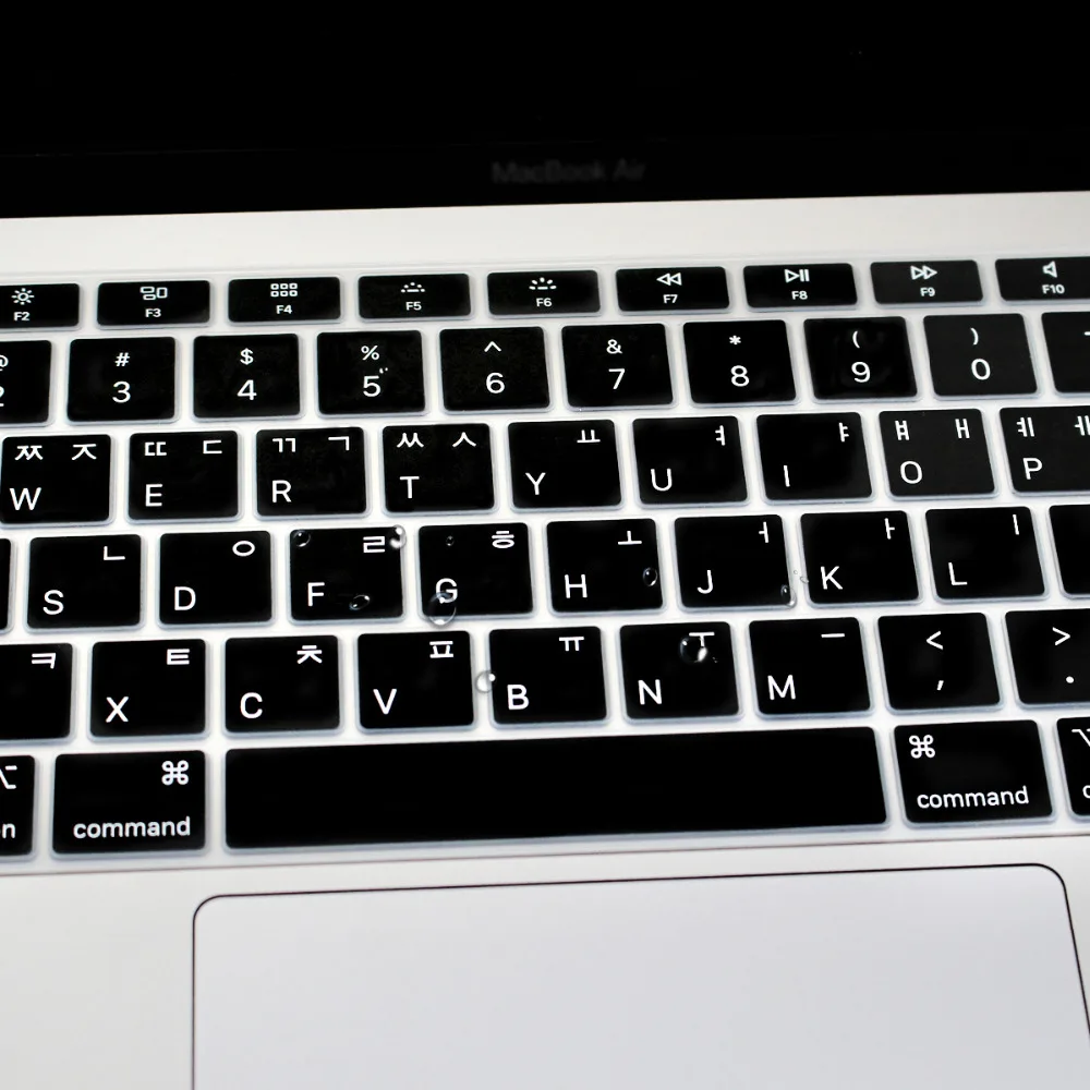 Тонкая Корейская клавиатура Redlai американской версии для Macbook Air 13 2018 с сенсорным ID