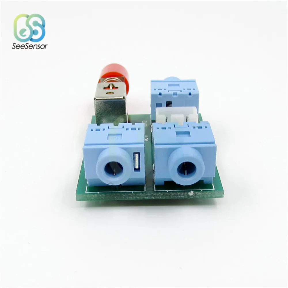 XH M371 3 5 аудио 2 входа и 1 выход розетка переключатель плата для Hi Fi усилитель Diy