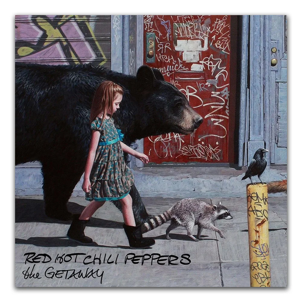Z0763 плакаты и принты Red Chili Peppers The Getaway Rap альбом Обложка звезда художественный постер картина Картина домашний декор - Цвет: 1st