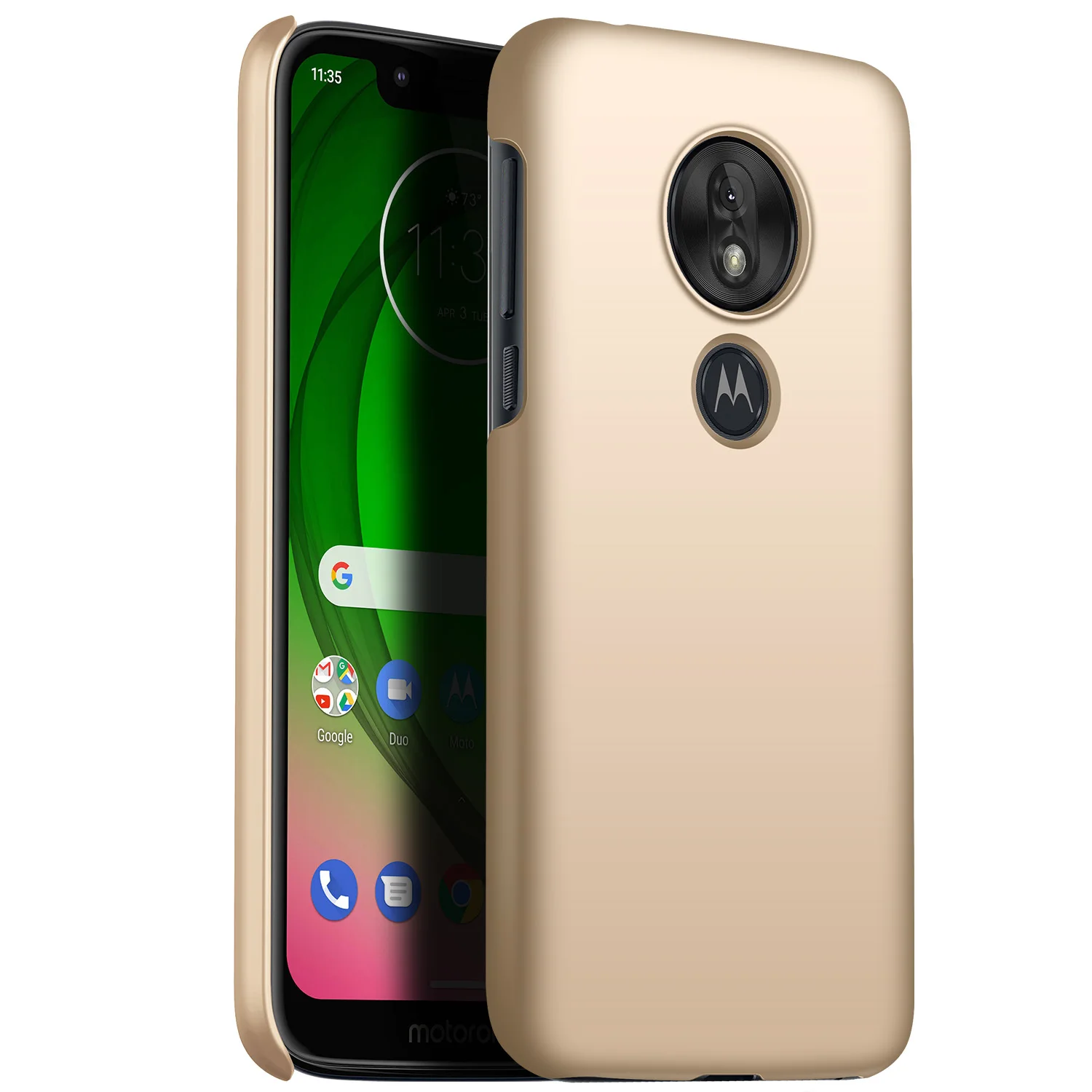 Для moto rola moto G7 Play чехол роскошный высококачественный Жесткий ПК Тонкий матовый защитный чехол на заднюю панель для moto g7 play phone shell - Цвет: gold