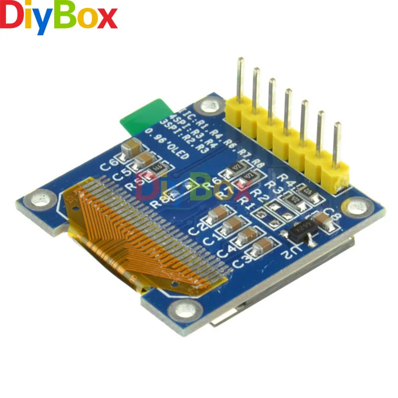 Белый цвет 0,96 дюйма 128X64 OLED дисплей Панель модуль для arduino 0,96 igc/IIC/TWI SSD1306 связи