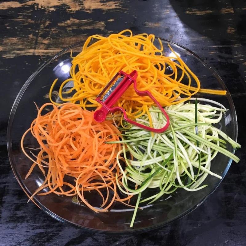 3 шт. волшебная Овощечистка набор трио слайсер шредер Жульен нож для фруктов