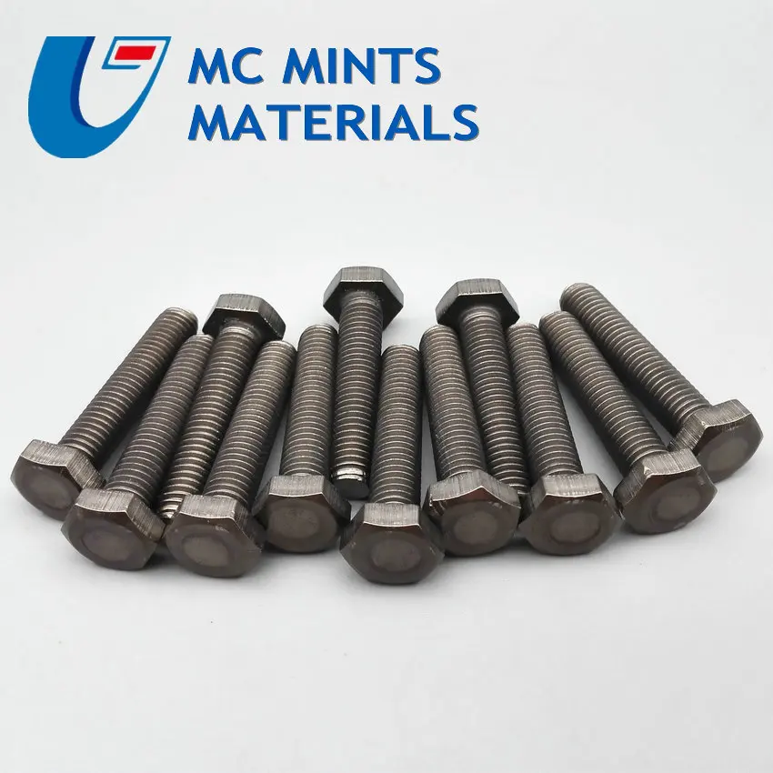 Титановый болт M10 x10 15 20 25 30 35 40 45 50 55 60 65 70 80 90 100 мм Ti шестигранный класса 2 титановый