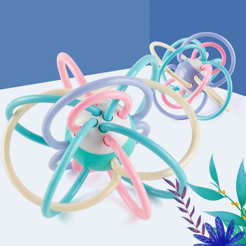 Игрушка для малышей Мягкий Мяч из мягкой резины ручной ловля мяча шарик Manhattan