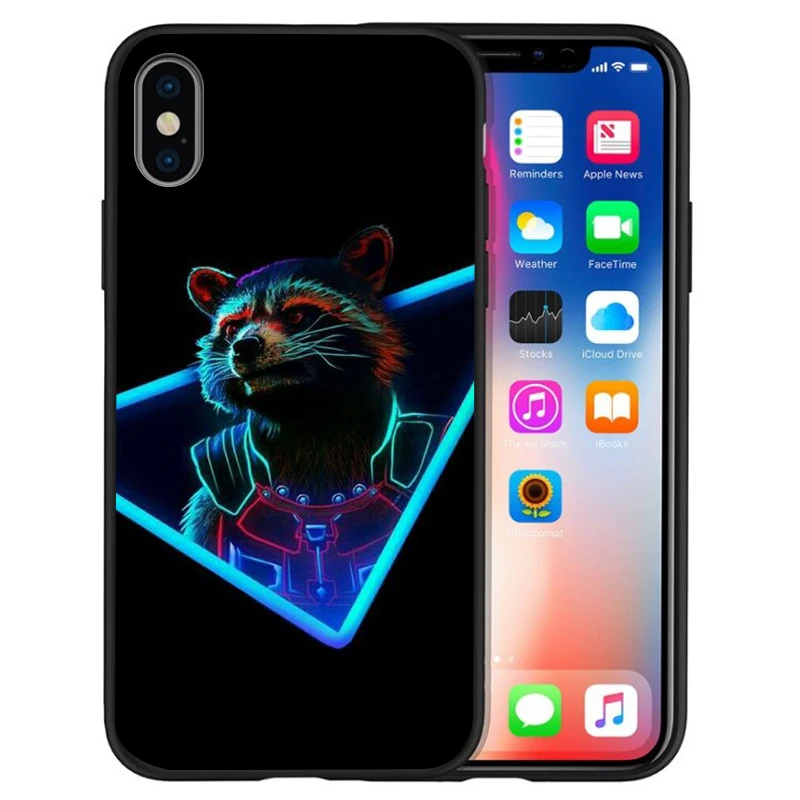 Роскошный чехол Marvel Мстители Супергерои Дэдпул Человек-паук для Apple iPhone X чехол 7 8 6 6S Plus 5 5S SE XS MAX XR Etui Coque - Цвет: 02