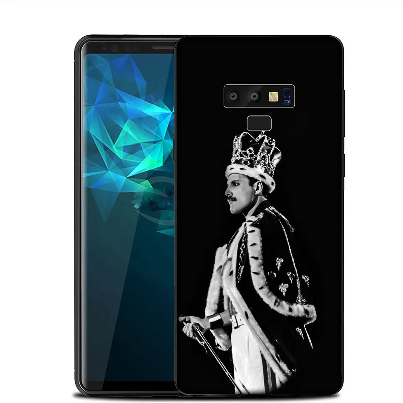 IYICAO Queen Freddie Mercury Soft Silicone Cover Case for Samsung Galaxy A6 A9 A8 A7 2018 A3 A5 2016 2017 Note 9 8 10 Plus Lite |