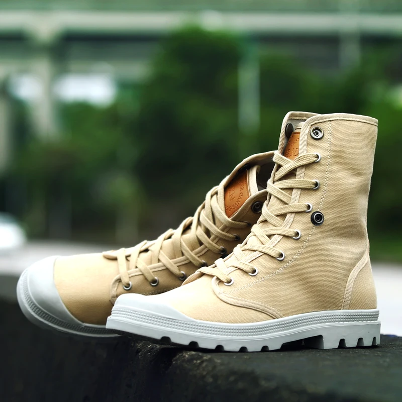 Мужчины Денима Холст Обувь 2016 Новый Высокие Верхние Lace-up квартиры Женщины Осень