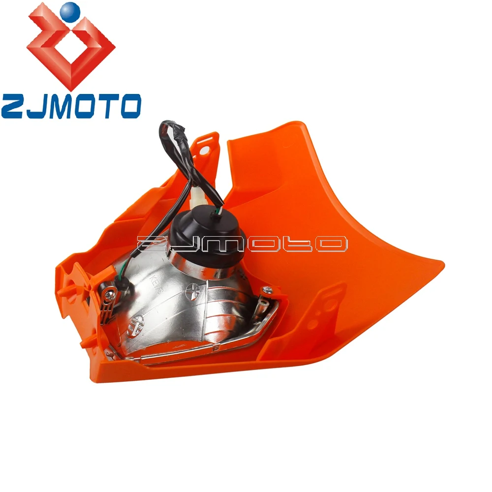 Оранжевый Байк стикеры фары маска для SXF SX XCW XC EXC XCF 125 150 250 300 350 450 500 LED E8 Emark головной
