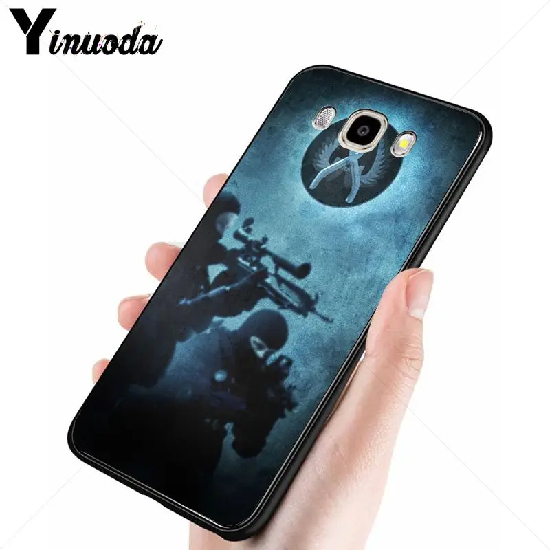 Yinuoda Counter Strike cs go черный мягкий чехол для телефона Samsung Galaxy j6plus j7 prime j8 j2 j4plus 2018