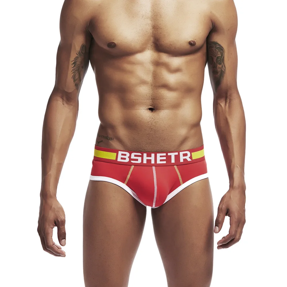 Бренд BSHETR сексуальные мужские шорты u-образный выпуклая сумка Слип Cueca трусы гей