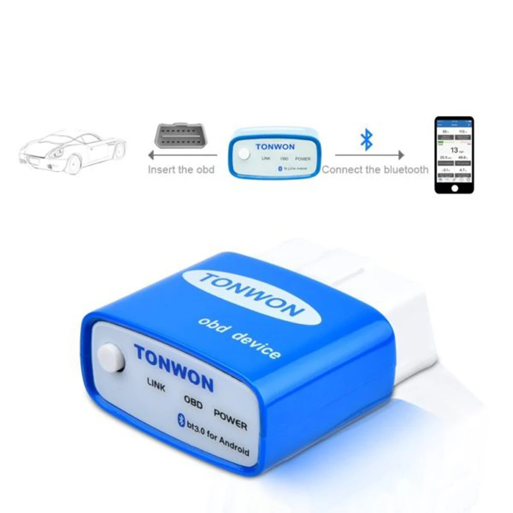2019 TONWON OBD2 сканер автомобильный диагностический инструмент BT3.0/BT4.0/WIFI