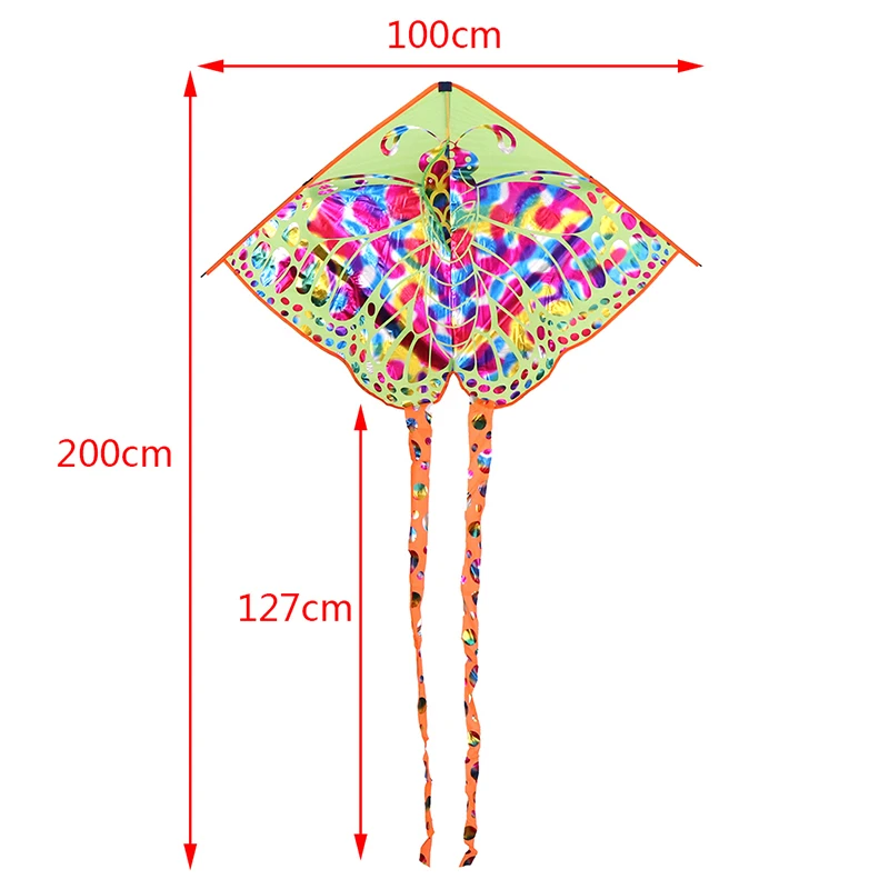 

Creative Butterfly Kite With Tail Animal Kites Toy Chidlren Gift Outdoor Sport Toys Random Color