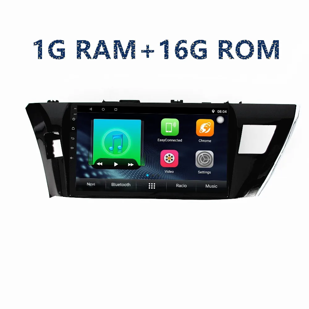 10' 2din автомобильный gps Радио навигатор 2G+ 3 2G Android мультимедийный плеер для toyota Corolla с радио BTstereo FM wifi