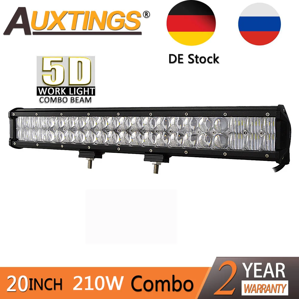 Auxtings комбинированный луч 20 дюймов 210 Вт двухрядный IP67 Водонепроницаемый