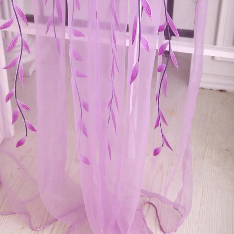 Качественные занавески из красивой пряжи для спальни двери комнаты тюлевые