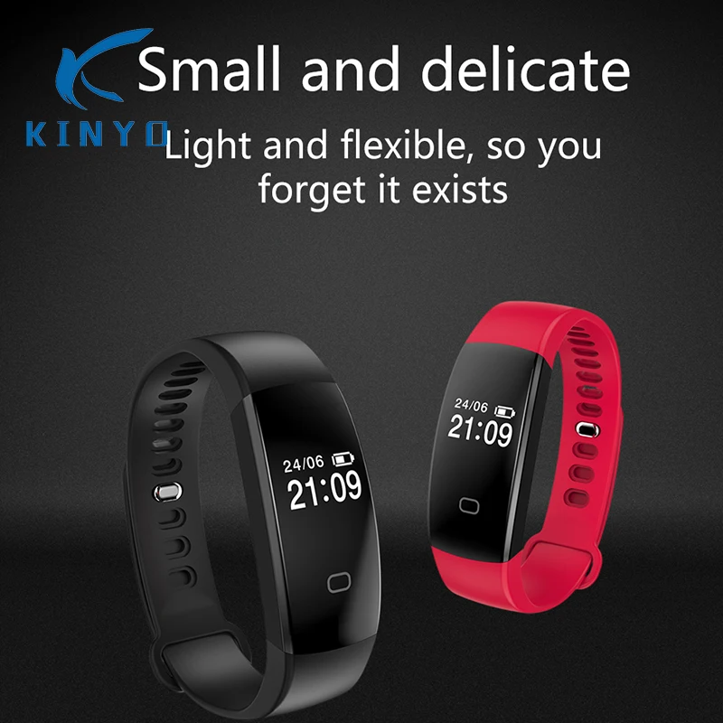 Мониторинг сердечного ритма Smartband IP68 водонепроницаемый цветной ремешок для