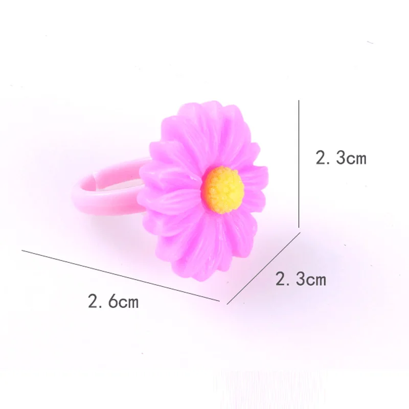 Милые Мультяшные кольца Игрушки для маленьких девочек 36 шт.|Салон красоты| |