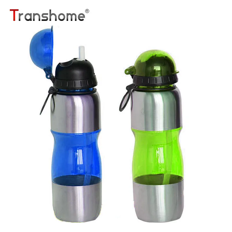 Transhome Спортивная велосипедная бутылка 650 мл Высококачественная пластиковая