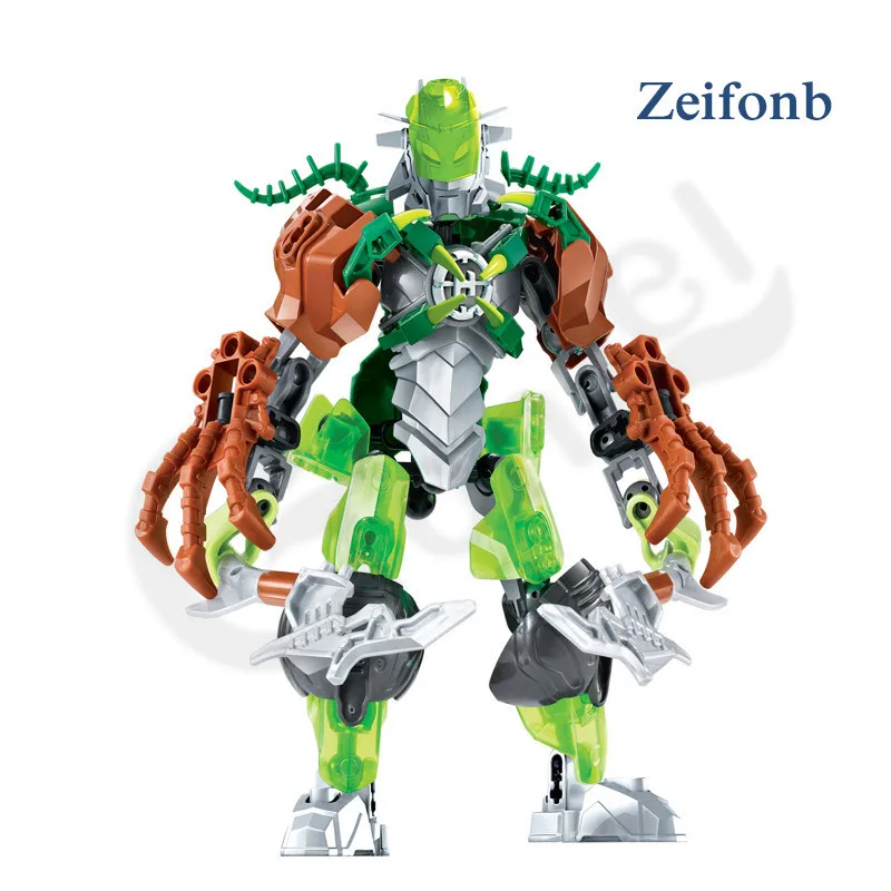 

Bionicle Hero Factory 5 Star Soldier Zontcen Saroak Zeifonb Robot Building Block Brick Toys for children Compatible Bionicle