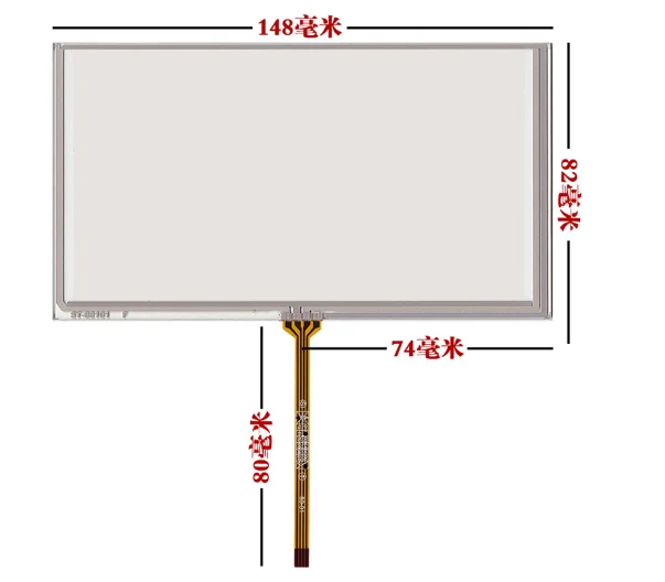 Новый 6 1 дюймовый сенсорный экран 149*83 A061VW01|ЖК-экраны и панели для планшетов| |