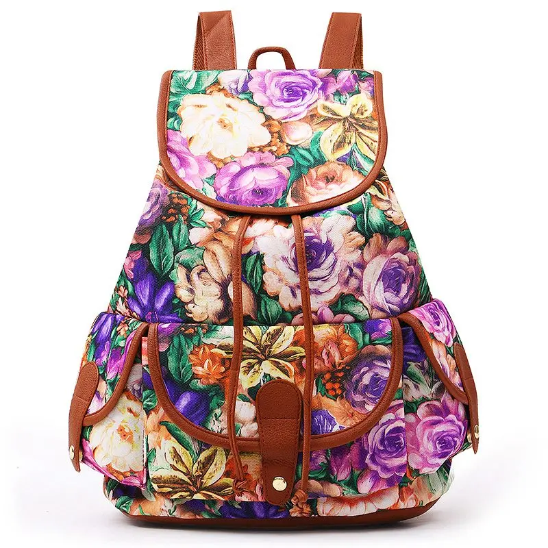 Новинка винтажная школьная сумка для женщин и девочек рюкзак в стиле бохо с