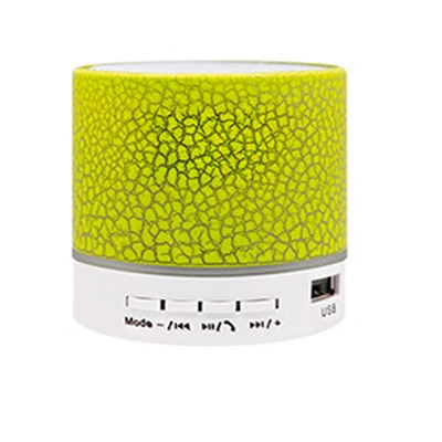 Цвет: желтый Bluetooth динамик мини беспроводной громкий динамик светодиодный TF USB Сабвуфер беспроводной Bluetooth динамик s Mp3 стерео аудио музыкальный плеер - Цвет: Цвет: желтый
