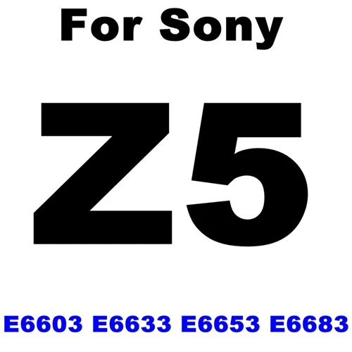 For Sony Z5 Закаленное стекло 9H HD для sony Xperia Z Z1 Z2 Z3 Z3+ Z4 Compact Z5 Plus M2 M4 Aqua, защитная пленка, чехол - Цвет: For Sony Z5