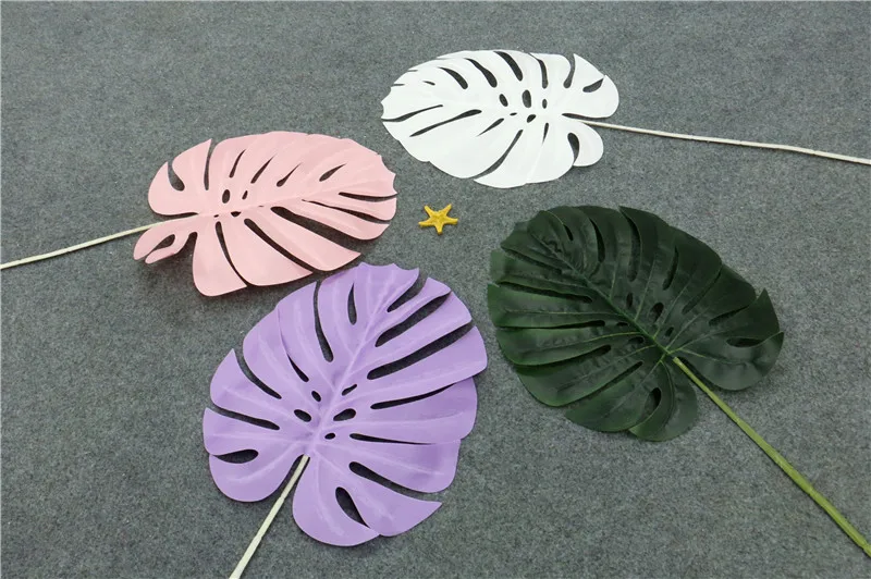 Латексные 72 см искусственные черепахи листья Цветочная композиция зеленые стены растение лист DIY свадебный Декор домашний сад подарочные материалы
