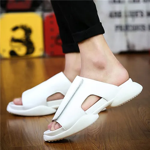 MAISMODA/Коллекция года; кожаные тапочки; мужские повседневные сандалии; летние пляжные кожаные сандалии из натуральной коровьей кожи; обувь для отдыха на велосипеде; Fip Flop; YL239