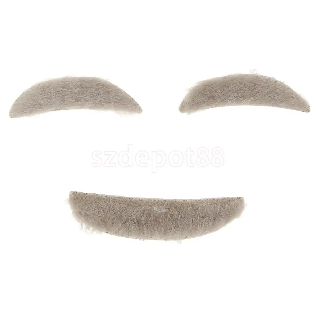 Забавный стильный старый человек брови Mustach партии маскарадный костюм реквизит для косплея