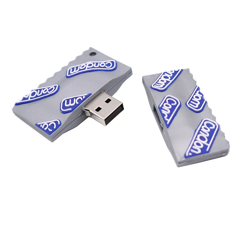 Мини USB флэш- накопитель мультяшный Забавный кондом usb- 4 ГБ 8 16 32 64 128 флэш - карта