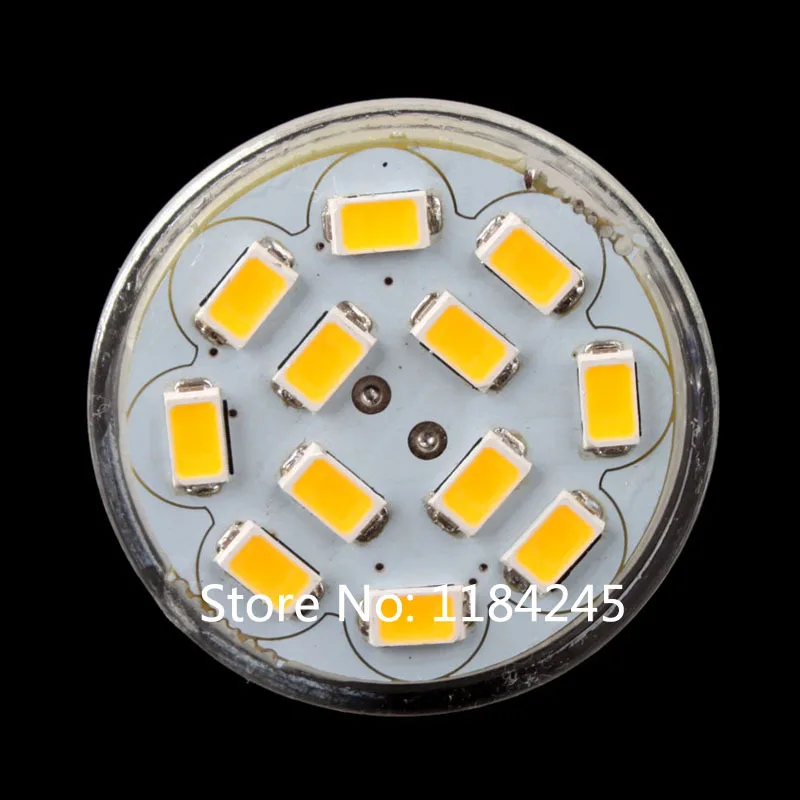 2 шт. GU4 MR11 4 Вт 400 люмен 12 светодиодов 5730 SMD светильник энергосберегающие