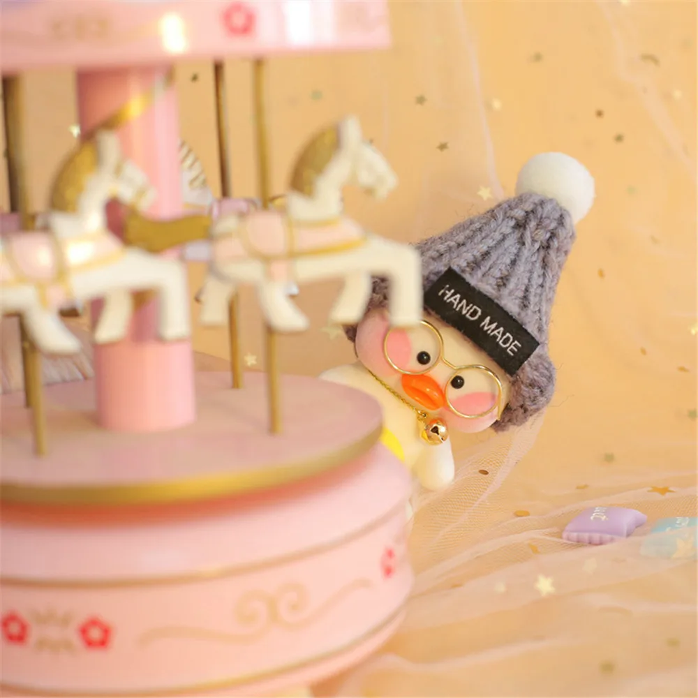 Новое поступление милый брелок утка 15 см Kawaii Cafe Mimi желтая фигурка брелоки сумки
