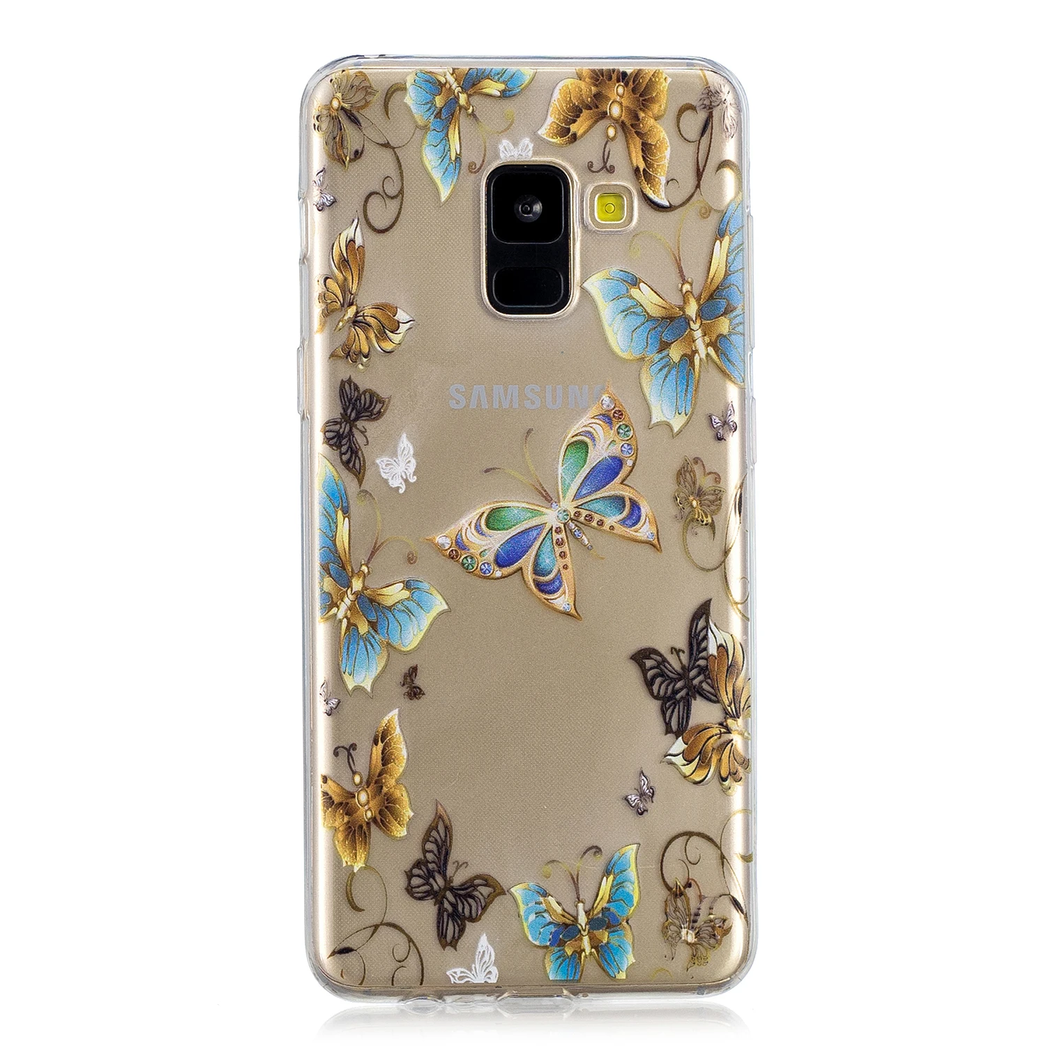 Новейший роскошный чехол из ТПУ для Samsung Galaxy A8 2018/A530/A530F мягкие силиконовые чехлы