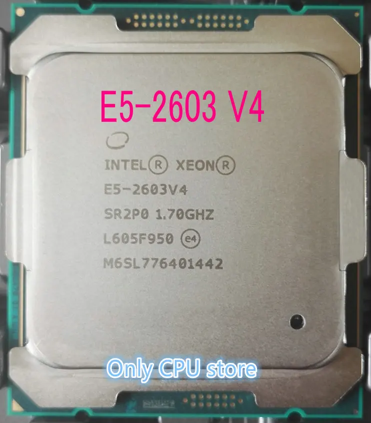 Бесплатная доставка телефон оригинальный Intel Xeon E5 2603V4 1 70 ГГц 6 ядер 15 Мб SmartCache 2603 V4