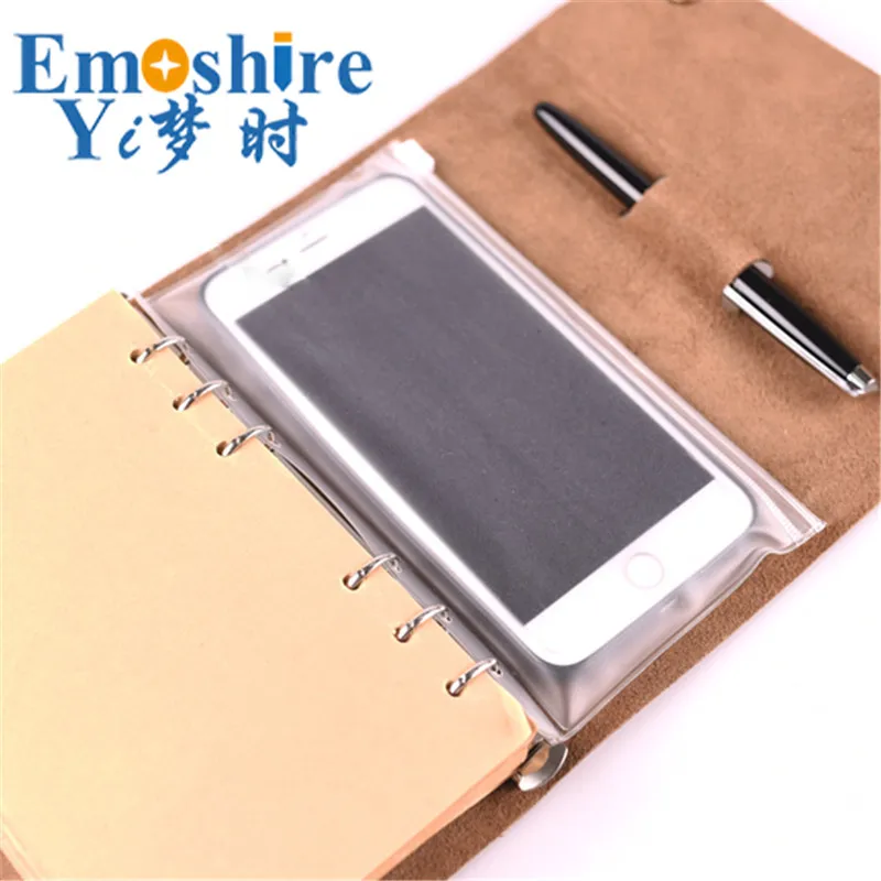Handmade Leather Traveler Notebook Loose-leaf Diary Retro Notepad Original Gift For Composition N133 | Канцтовары для офиса и