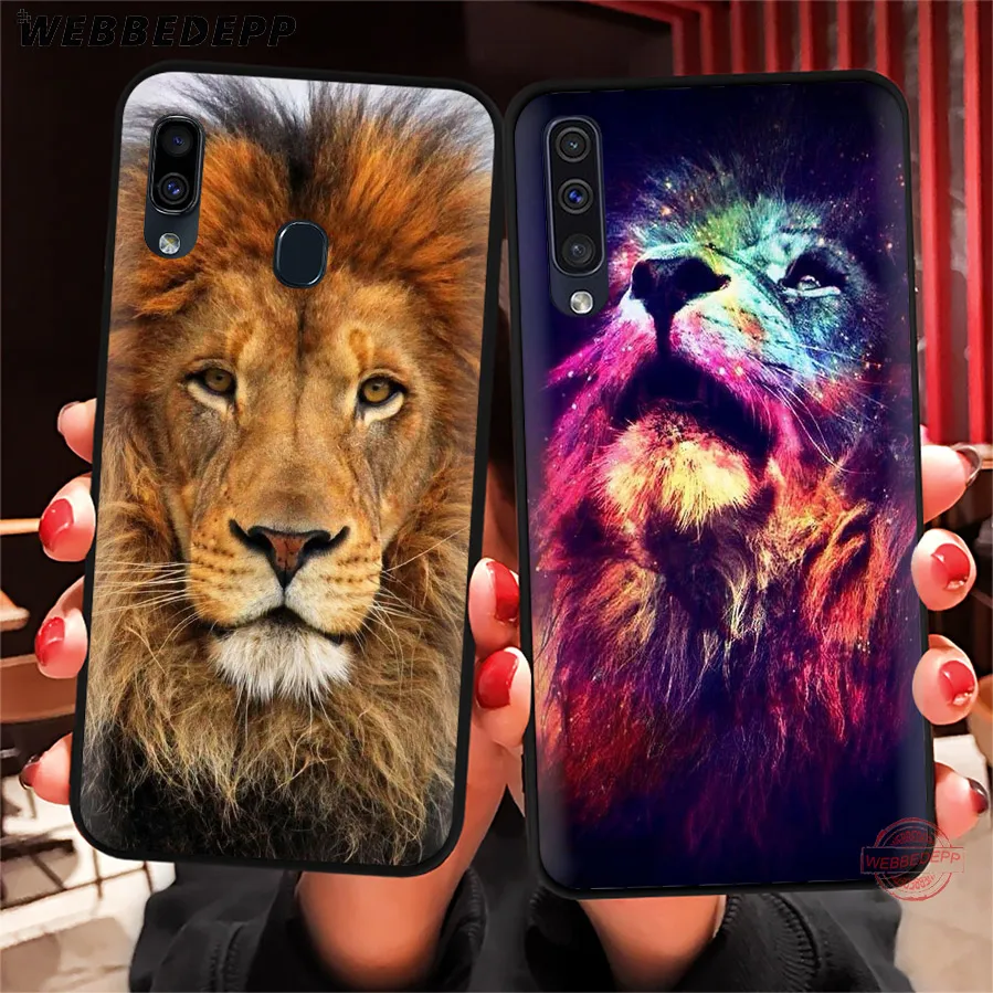 WEBBEDEPP Big Lion On Stone Snow Soft Phone Case for Samsung A50s A40s A30s A20s A10s A60 A70 M10 M20 M30 M40 Cases | Мобильные