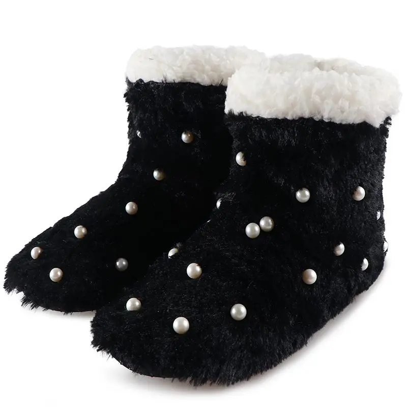 Новинка 2019 года зимние тапочки женские домашние высокого качества