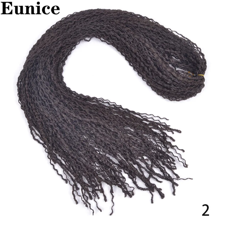 Dark Brown Длинные Синтетические крючком коробки косы тонкий твист Zizi коса коричневый серый бордовый наращивание волос 25-32 корней/упаковка - Цвет: Dark Brown