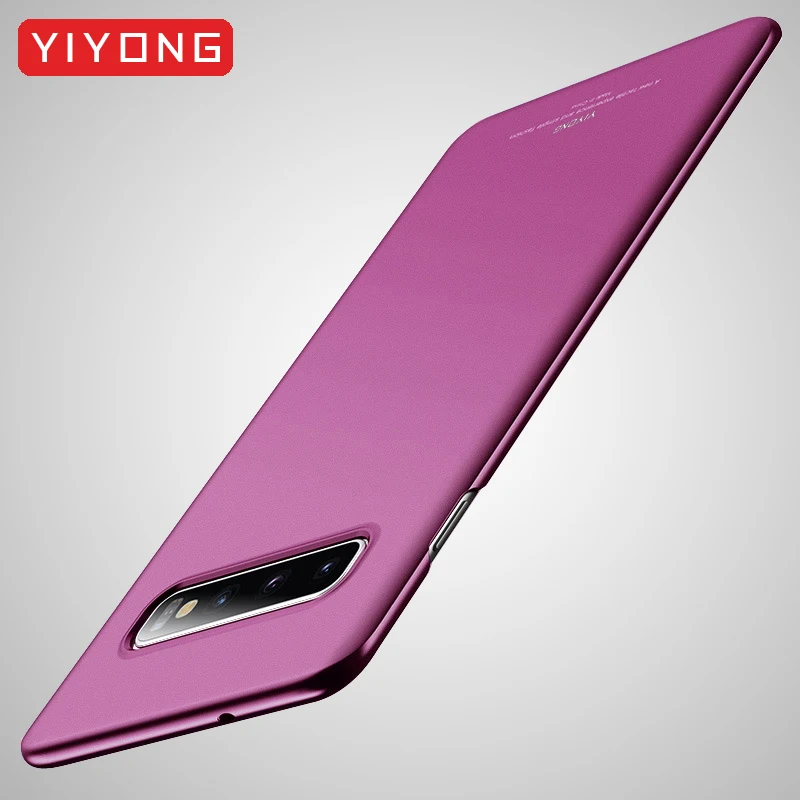 S10 Plus YIYONG матовая крышка для samsung Galaxy плюс S9 случае S10E Жесткий PC Обложка E Lite чехлы| |