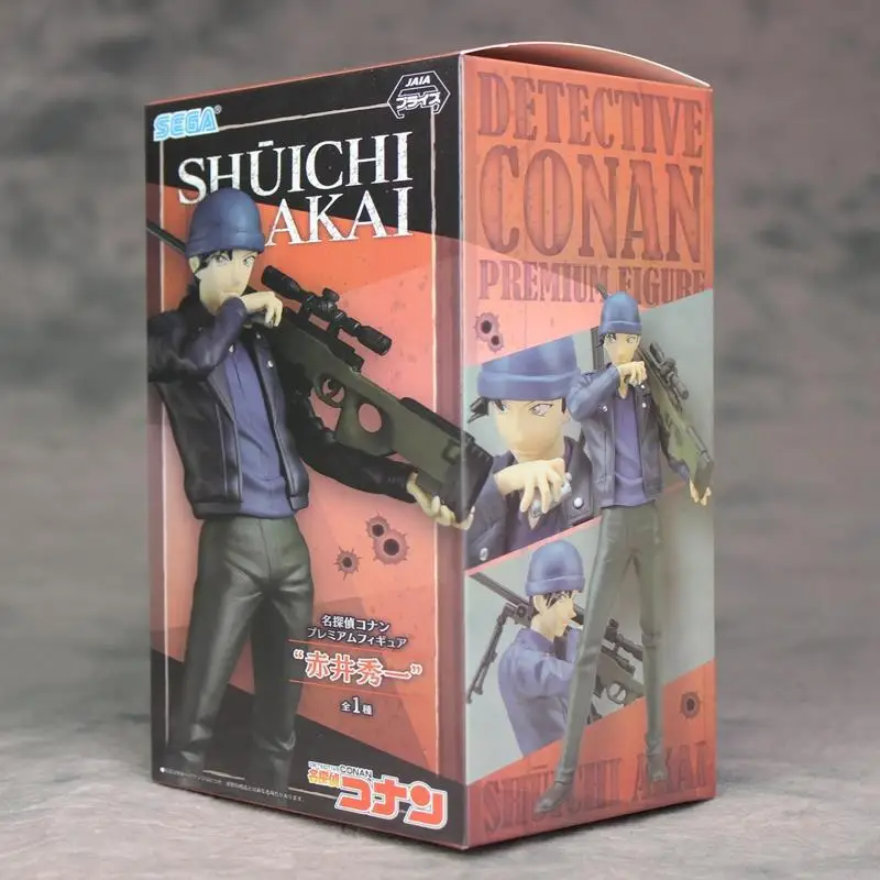 22 см Akai Shuuichi Detective Conan Case Закрытая фигурка игрушки кукла Рождественский подарок с коробкой