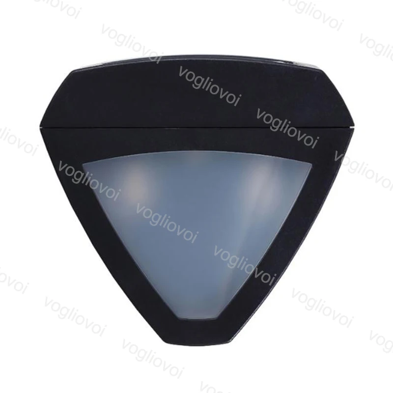 Vogliovoi Солнечный садовый светильник s настенный треугольный 2Led теплый белый для