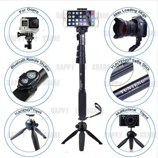 Монопод Bluetooth пульт 18-5" Селфи-палка+ штатив держатель телефона для IPHONE 7 6 S PLUS 10 8 6 S для Galaxy NOTE 8 S7 S6 S8 - Цвет: Originalsticktripod